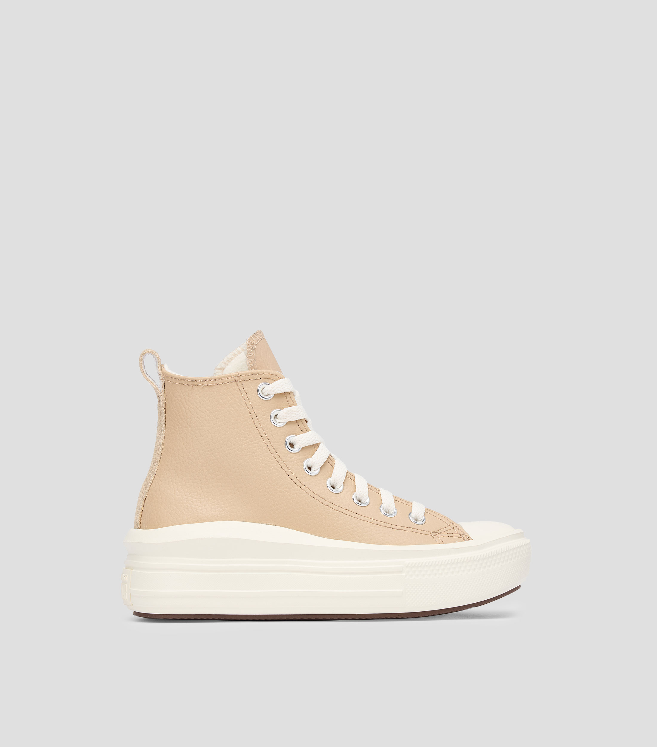 Tenis casuales con plataforma en piel Niña